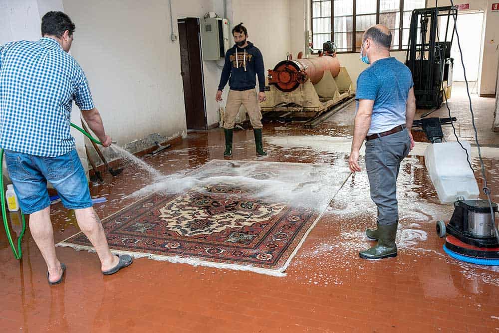 Lavaggio tappeto Isfahan