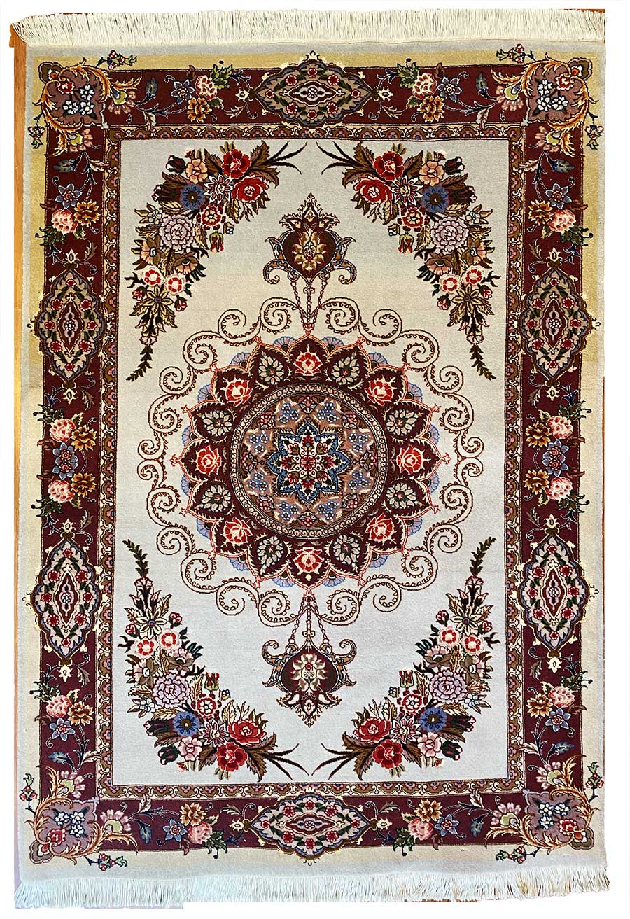 Un tappeto decorato.